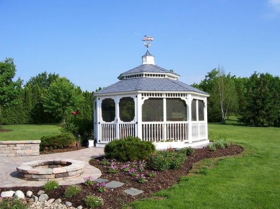 vinyl patio gazebo