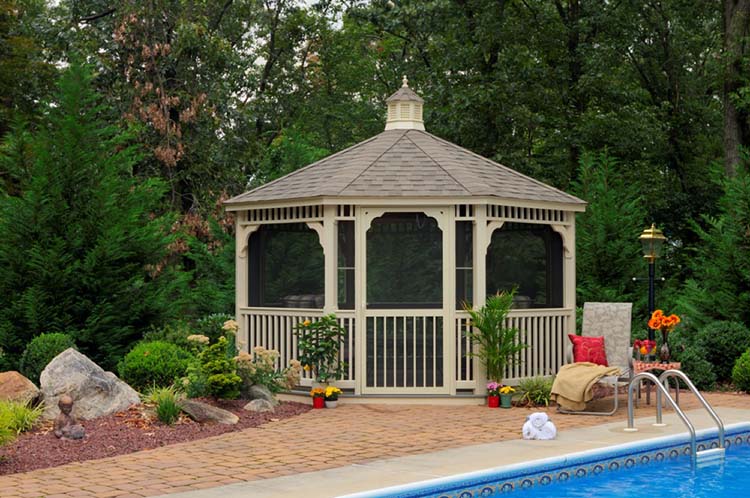 vinyl patio gazebo