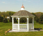 vinyl bell gazebo