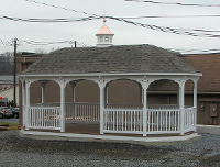 vinyl bell gazebo