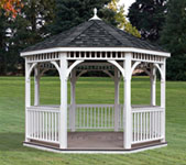 standard gazebo roof