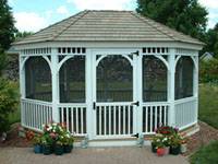 vinyl gazebo