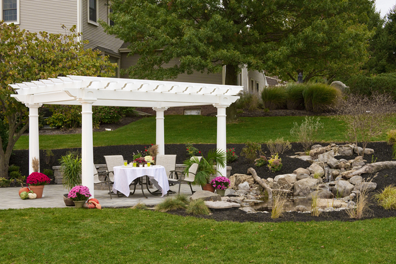 vinyl artisan pergola