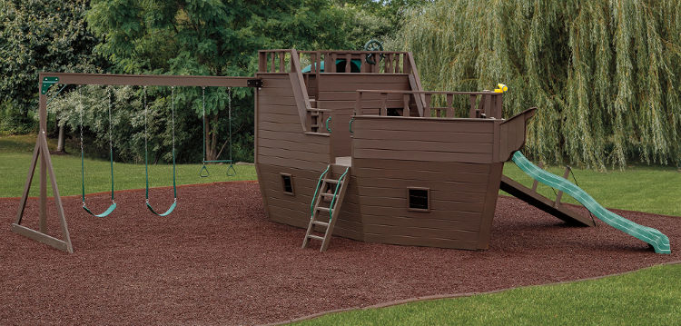 mountain view ship swingset