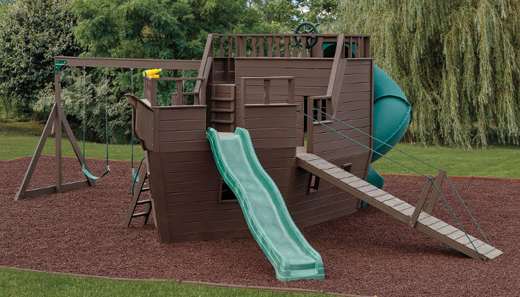 mountain view ship swingset