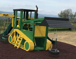 tractor outdoor playset