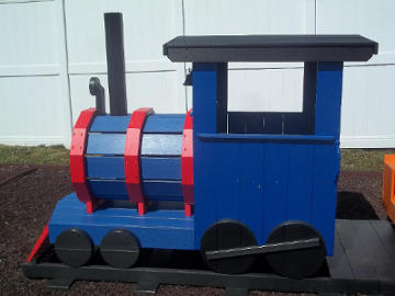 steam train swingset