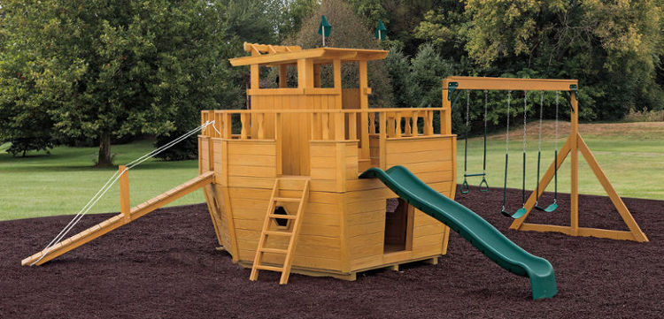 mountain view ship swingset