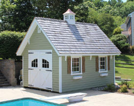 Lapp Structures Victorian Quality Amish Built Poolhouse 