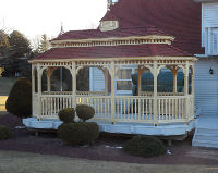 oval vinyl gazebo