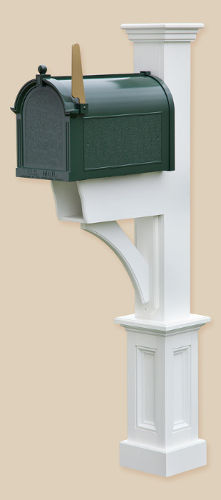 Royal Crowne Maintenance Free PVC Vinyl Mailbox