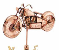 motorcycle weathervane