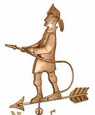 fireman weathervane