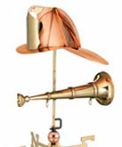 fireman weathervane