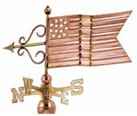 flag weathervane