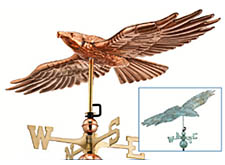 soaring hawk weathervane