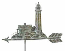 lighthouse weathervane