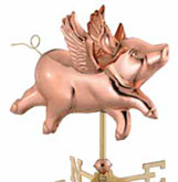 pig weathervane