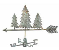 pine tree weather vane