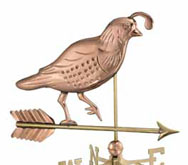 quail weathervane