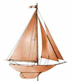 sloop weathervane