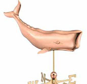 whale weathervane