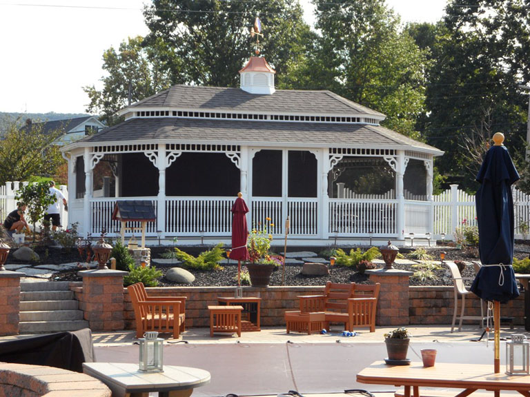 vinyl patio gazebo